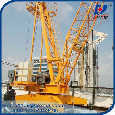3 toneladas Mini Luffing Derrick Crane 15m Luffing Jib para edifícios de 150m de altura