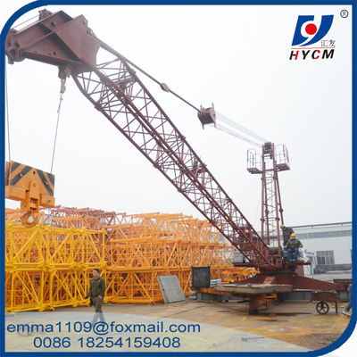 QD60 6 toneladas Derrick Luffing Crane 24m Boom 220V 60Hz 3 Fase com Transfermor