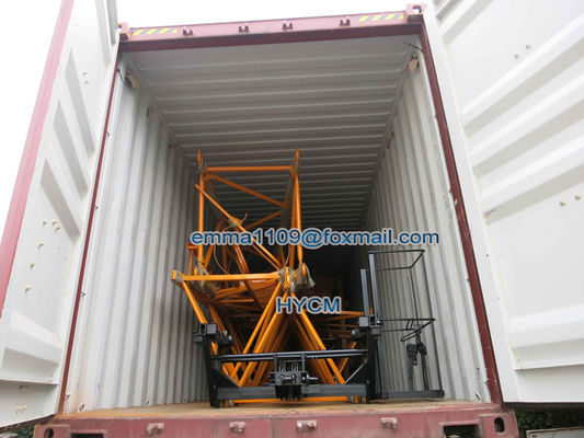 QTZ50(5010) Guindaste de Torre de Cabeça de Gato de 4 toneladas, com Dobro Girador para Exportação