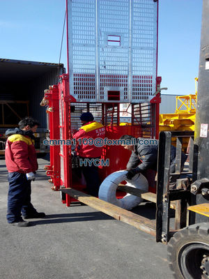 Homem e material Elevador de construção de edifícios 4t 0-36m/min Velocidade VFD controle
