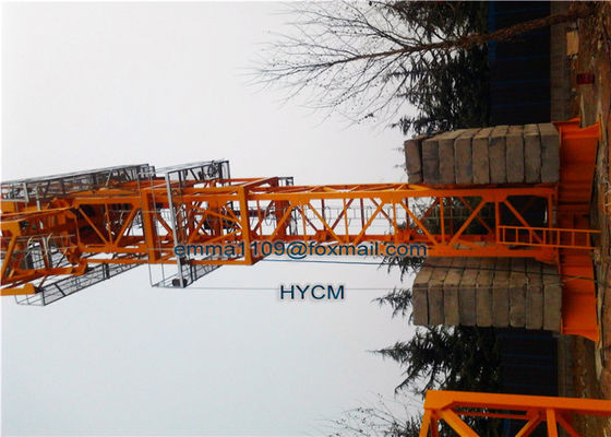 Projetos QTD160-5030 Luffing Jib Tower Crane 12t Max Load e 3.0t Tip Load