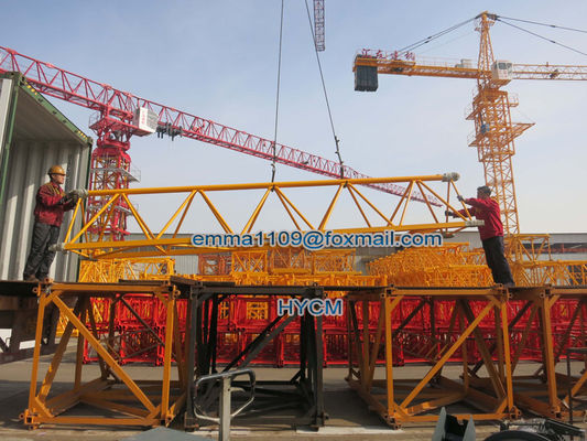 Topkit Tipos de guindastes de torre Qtz63 Kren 5tons grúa torre chinês