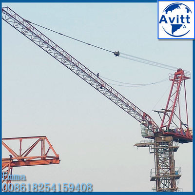 3 toneladas Mini Lufting Tower Crane 25m Boom Jib 2.0t Tip Load Block Mast Seção