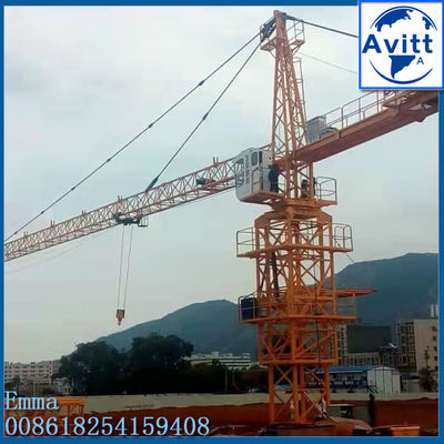 Tipo de guindastes de torre Qtz63 para projectos de construção