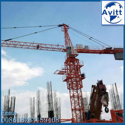 TC5513 Alibaba A torre guindaste 55 metros Boom 8t Max. Capacidade de carga