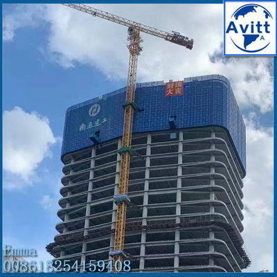 4t QTZ50(PT5010) Guindaste de torre plana para construção de imóveis