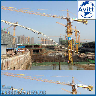 10t TC5525 Topkit Torre Guindaste 182ft Boom 55 metros CIF Qatar Preço