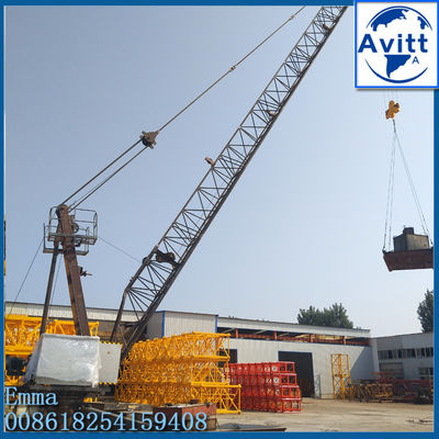QD150 Derrick Crane 30m Jib de trabalho 6.0t carga de ponta e 10t Max.Load