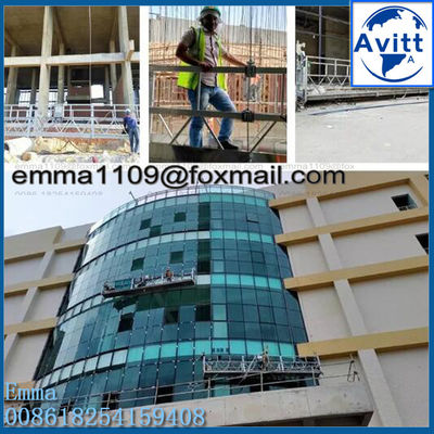 Zlp 800 7,5mtr Plataforma de andaimes suspensos revestimento galvanizado Altura de trabalho 100mtr Set completo