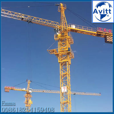 Qtz63 5510 Especificações da torre Topkit 55M Duração do cabo de trabalho 6 toneladas Carga