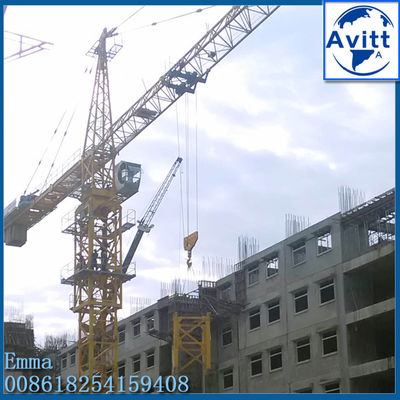 Capacidade máxima de carga 12 t Topkit torre guindaste 60mts Boom de trabalho TC6024